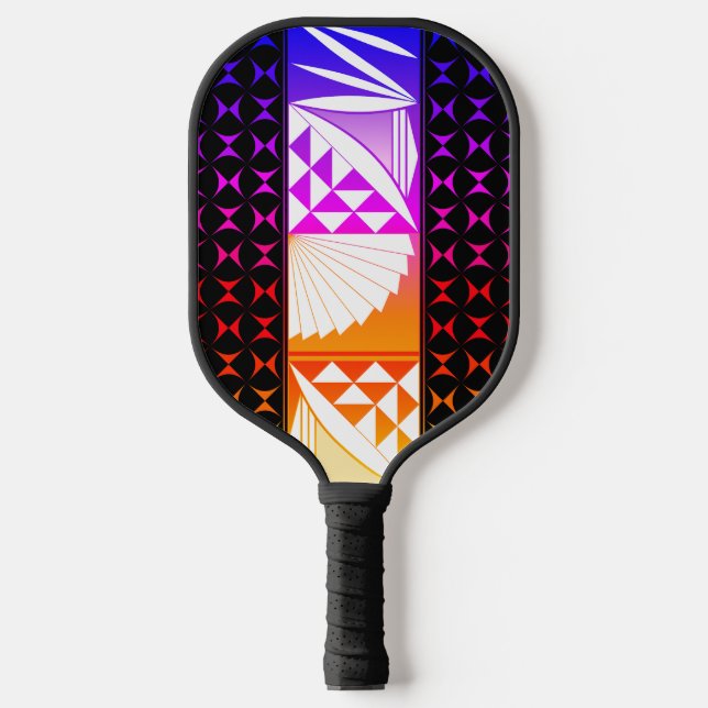 Rainbow Sunrise 2 Pickleball Paddle (Front)