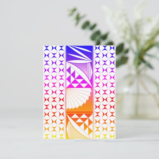 Rainbow Sunrise Card (Standing Front)