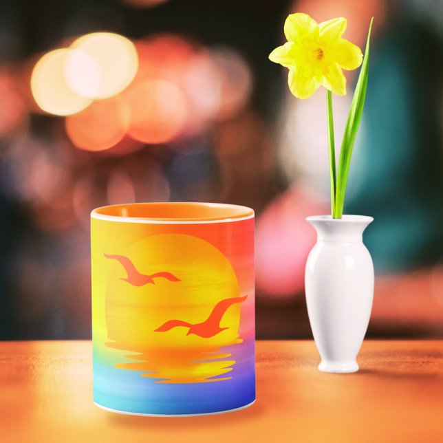 Rainbow Sunrise  Mug (Creator Uploaded)