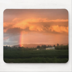 Rainbow Sunset Mouse Pad