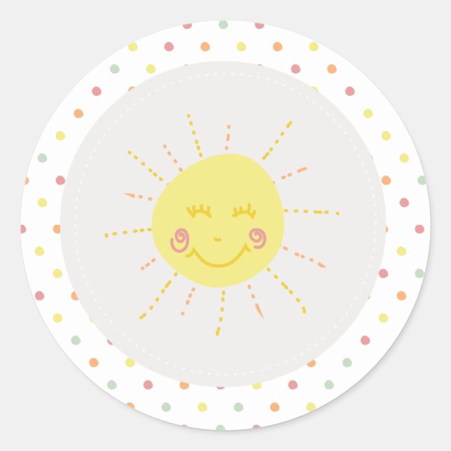 Rainbow & Sunshine Stickers (Front)