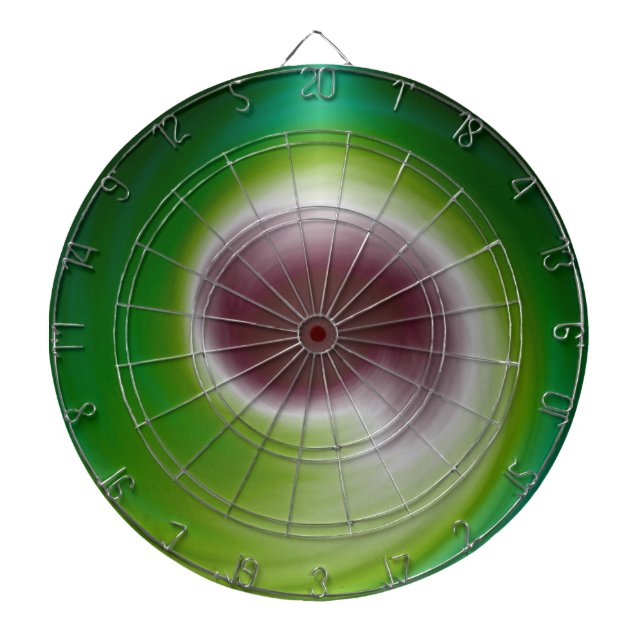 Rainbow Swirl abstract art 6 Dartboard (Front)