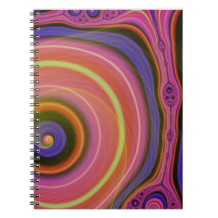 Rainbow Swirl notebook