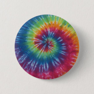 Rainbow Swirl Tie Dye Flair Button