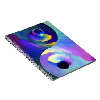 Rainbow Taijitu Yin Yang Notebook