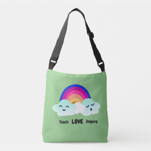 Rainbow Teacher Crossbody Bag