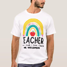 Rainbow Teacher School Supplies