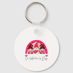 Rainbow Teaching 12th Grade On Valentines Day Tea Keychain