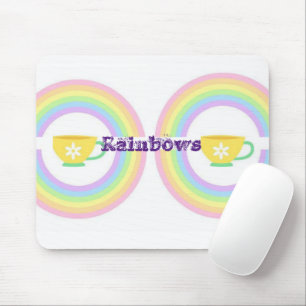 Rainbow Teacup Mouse Pad! Pad