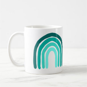 Rainbow Teal Mug