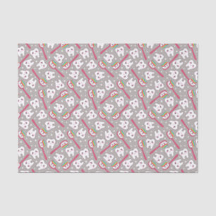 Rainbow Teeth Pattern Tissue Paper