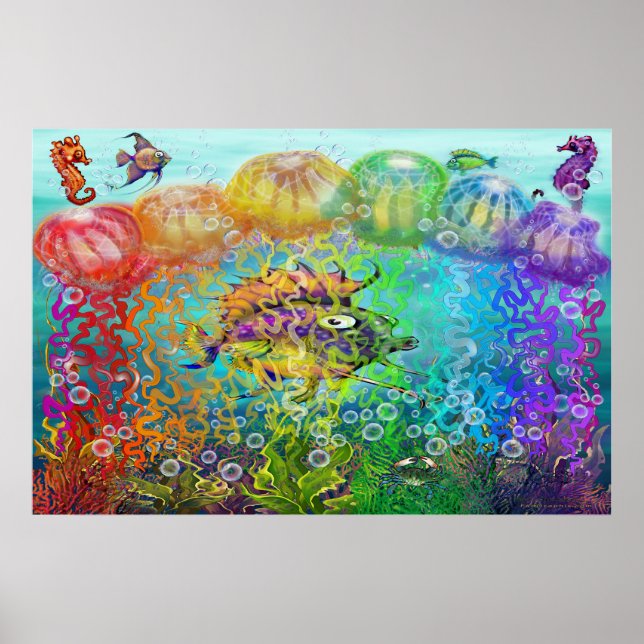 Rainbow Tentacles Poster (Front)