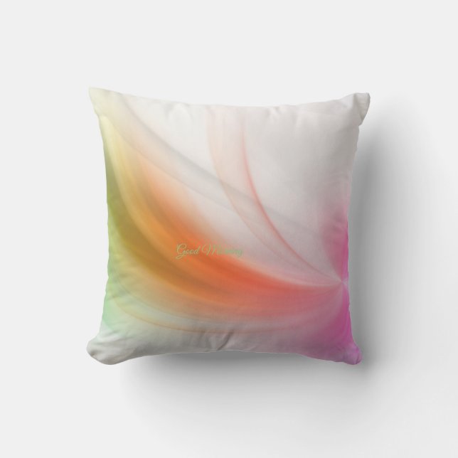 Rainbow  throw pillow (Front)