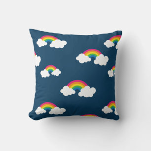Rainbow Throw Pillow