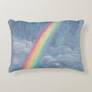 Rainbow Throw Pillow