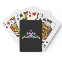 Rainbow Tiara Playing Cards