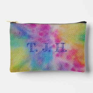 Rainbow Tie Dye Accessory Pouch