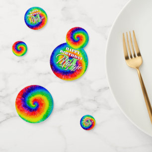 Rainbow Tie-Dye Alcohol Ink Confetti