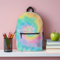 Rainbow Tie Dye Pattern Personalized