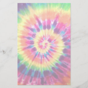 Rainbow Tie Dye Stationary Stationery
