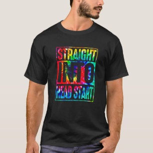 Rainbow Tie Dye Straight Into Head Start Back To S T-Shirt