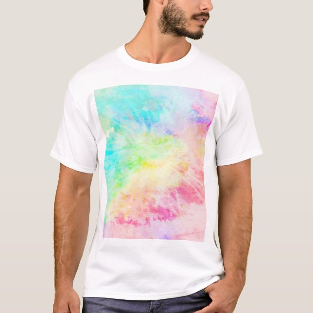 Rainbow Tie Dye T-Shirt (Front)