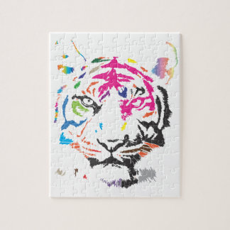 Rainbow Tiger Jigsaw Puzzle