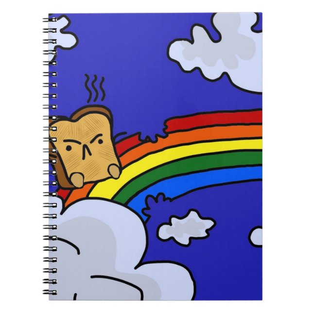Rainbow Toast Notebook (Front)