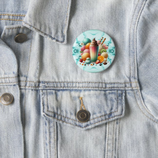 Rainbow Treat 2 Inch Round Button