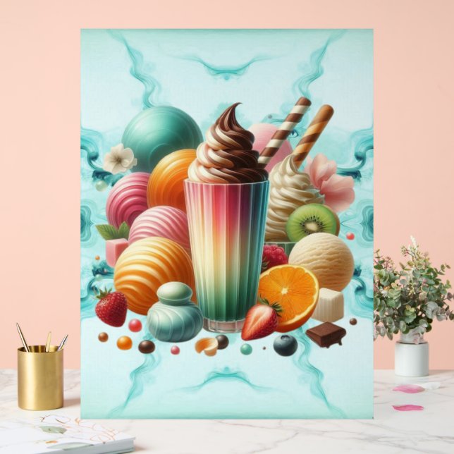 Rainbow Treat Acrylic Sign (Wedding)