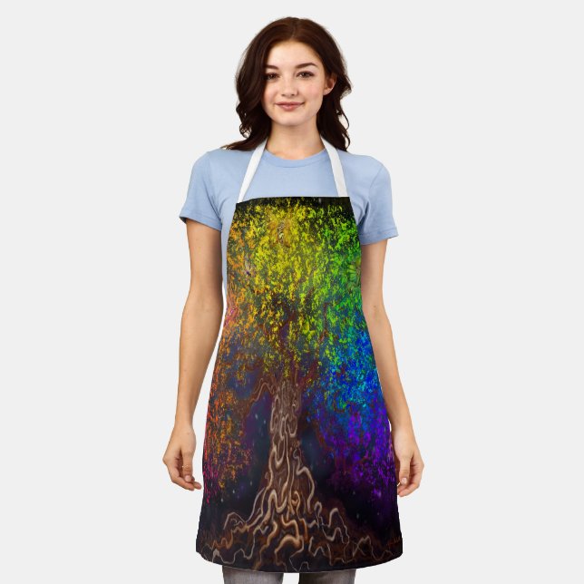 Rainbow Tree Apron (Worn)