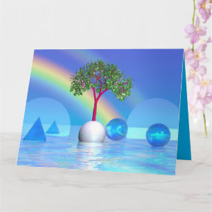 Rainbow Tree Card