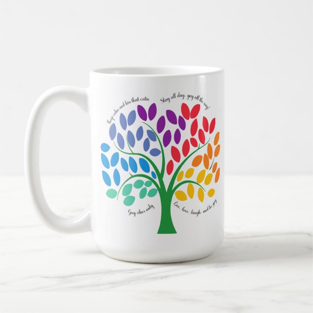 Rainbow Tree Coffee Mug  (Left)