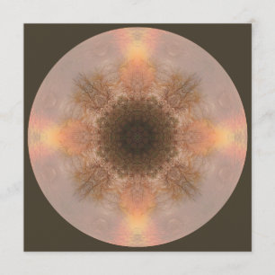 Rainbow Tree Mandala Art Card