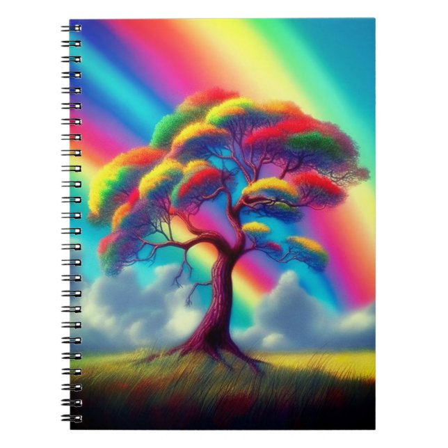 Rainbow Tree Notebook (Front)
