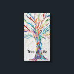 Rainbow Tree of Life Multicolored Mosaic Canvas Print<br><div class="desc">This decorative canvas features a print of a rainbow coloured mosaic tree. Bright and cheerful it would suit many different interiors and make a special gift. I made the original design in mosaic using tiny fragments of brightly coloured glass set into a pale grey plaster background. You can customize this...</div>
