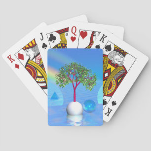 Rainbow Tree Playing Cards
