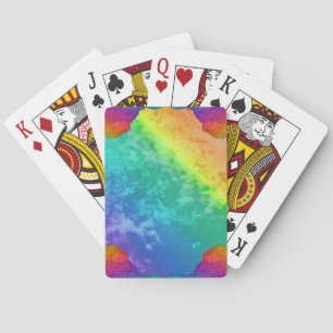 RAINBOW TREE   PLAYING CARDS