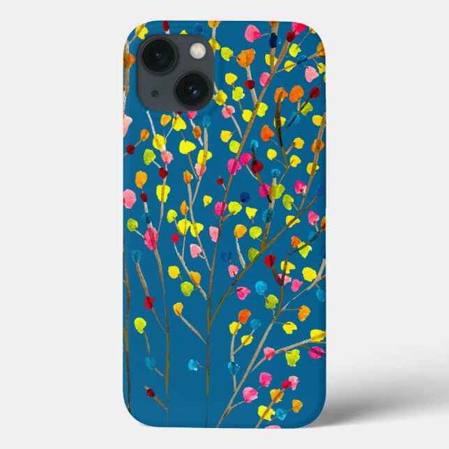 Rainbow tree watercolor  Case-Mate iPhone case (Back)
