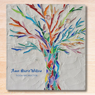 Rainbow Tree Yoga Instructor 3 Ring Binder