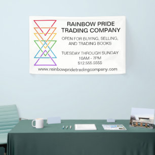 Rainbow Triangle Company Gay Pride Event Banner