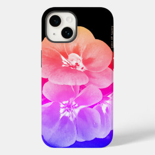 Rainbow Tropical Stylized Flowers Case-Mate iPhone 14 Case