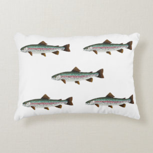 Rainbow Trout Accent Pillow