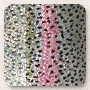 Rainbow Trout by PatternWear© Coaster