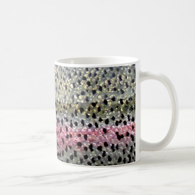 Rainbow Trout by PatternWear© Coffee Mug (Right)
