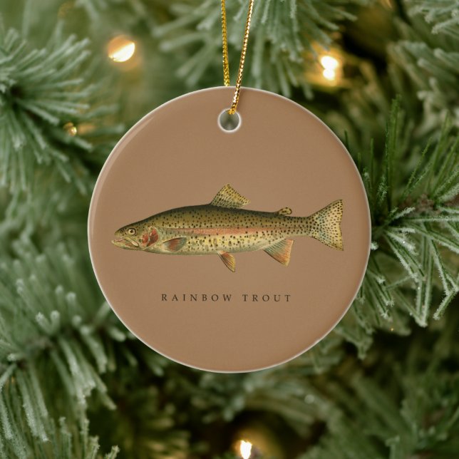 Rainbow Trout Christmas Ornament (Tree)