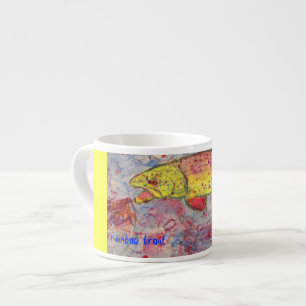 rainbow trout espresso cup