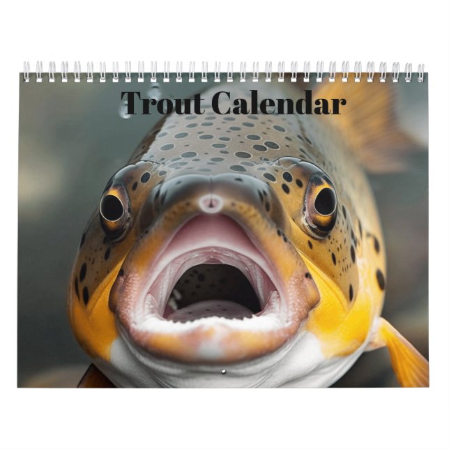 Rainbow Trout Fish 2024 Calendar (Cover)