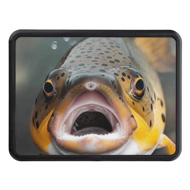 Rainbow Trout Fish  Trailer Hitch Cover (Front)