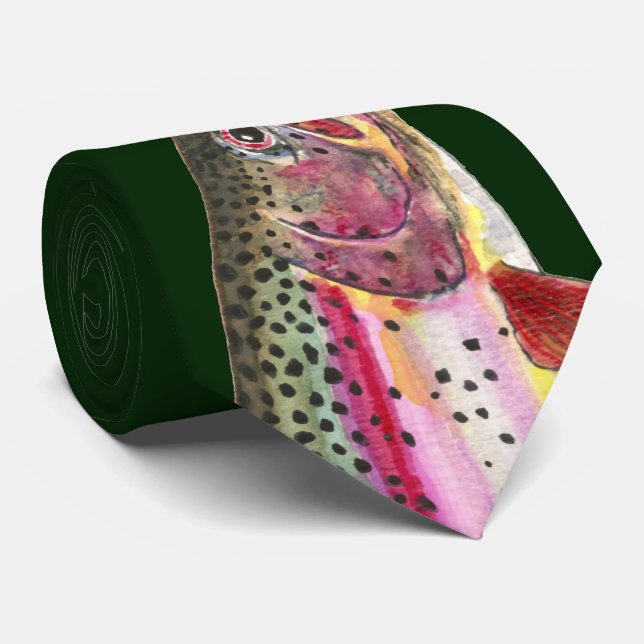 Rainbow Trout Fishinerman, Ichthyologist Tie (Rolled)